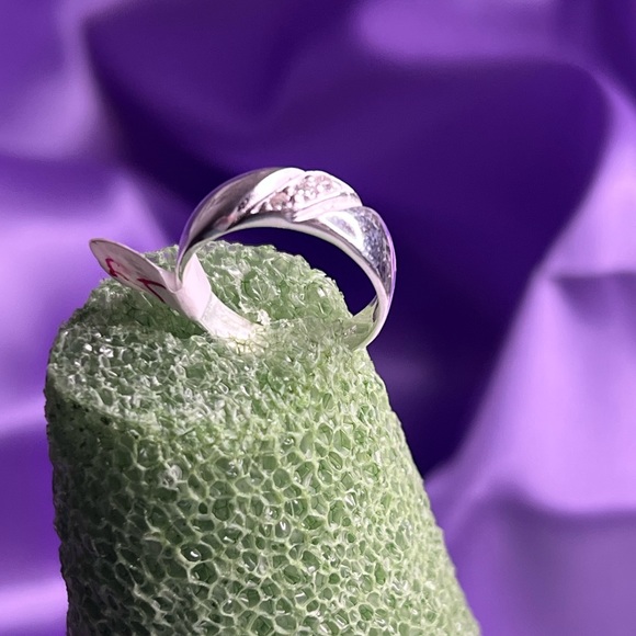 Hoop With Stone Silver 925 - Picture 7 of 7